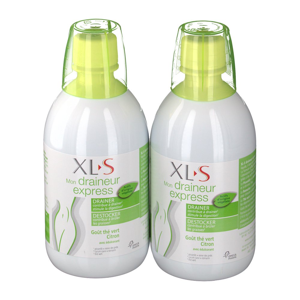 Xls C Draineur Express Lot de 2 x 500ml catgorie Produits Xls C Draineur Express Lot de 2 x 500ml catgorie Produits