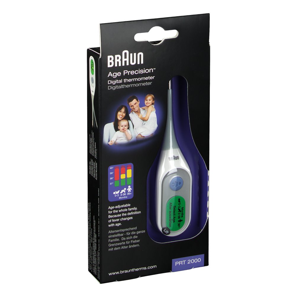 Braun Thermomètre Digital PRT2000 shoppharmacie.fr