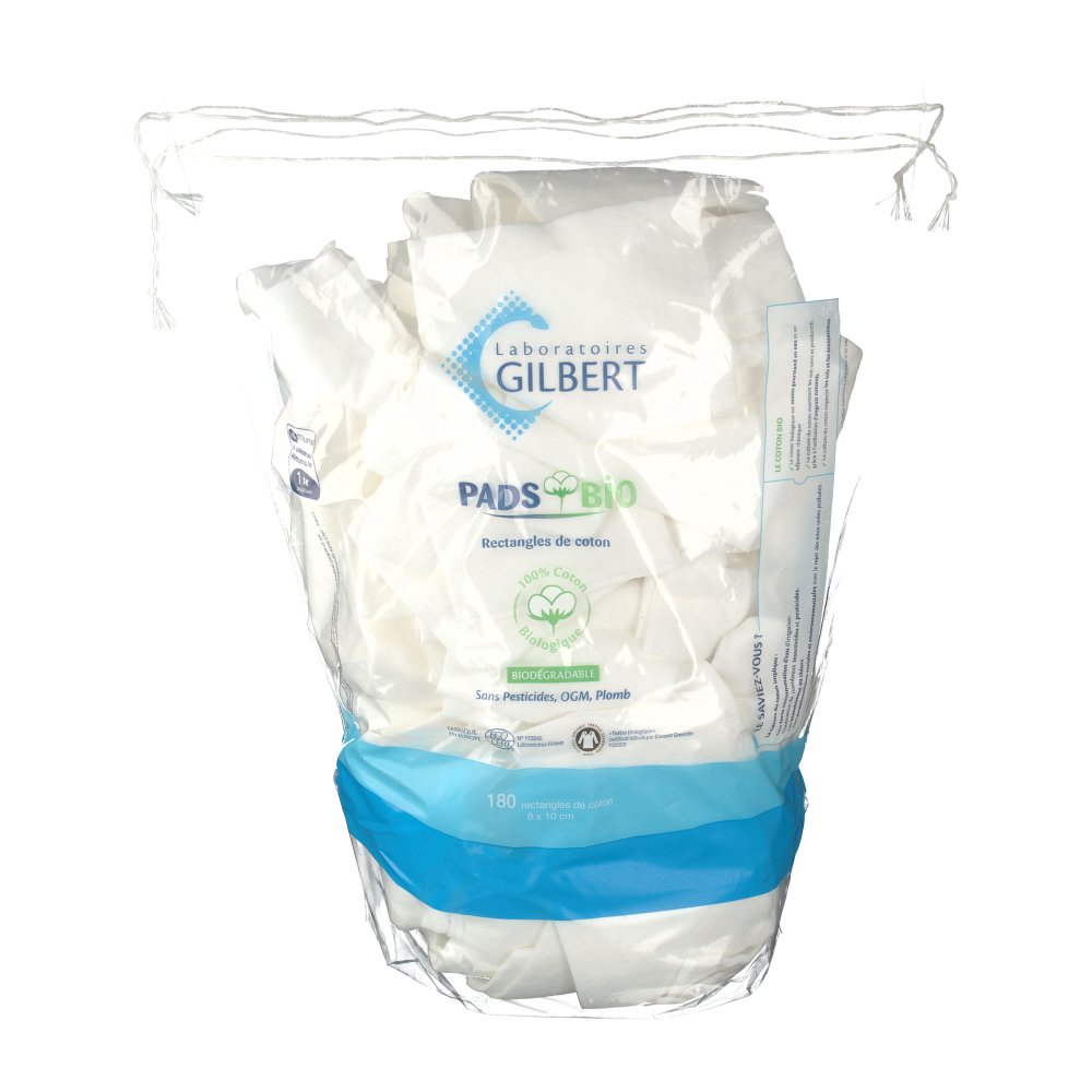 Coton Bio Sterilux - 180 Disques Doux Non Pelucheurs Pour Bébé Et Démaquillage