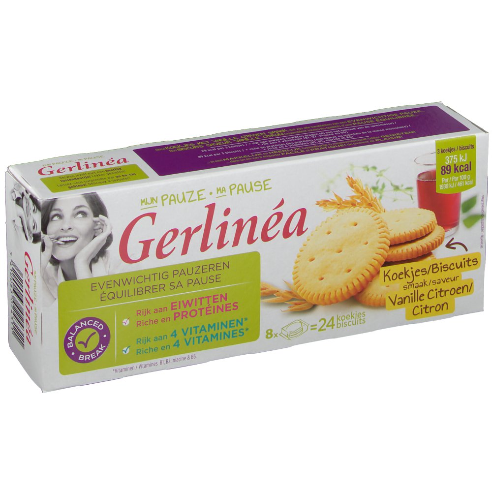 Gerlinéa Ma Pause Biscuits Vanille & Citron - shop ...