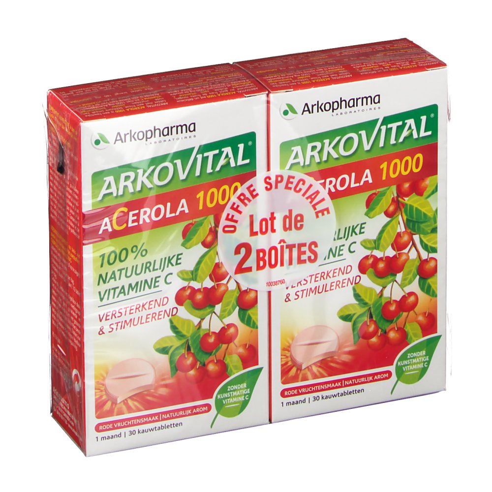 Arkopharma Acérola 1000 vitamine C  shoppharmacie.fr