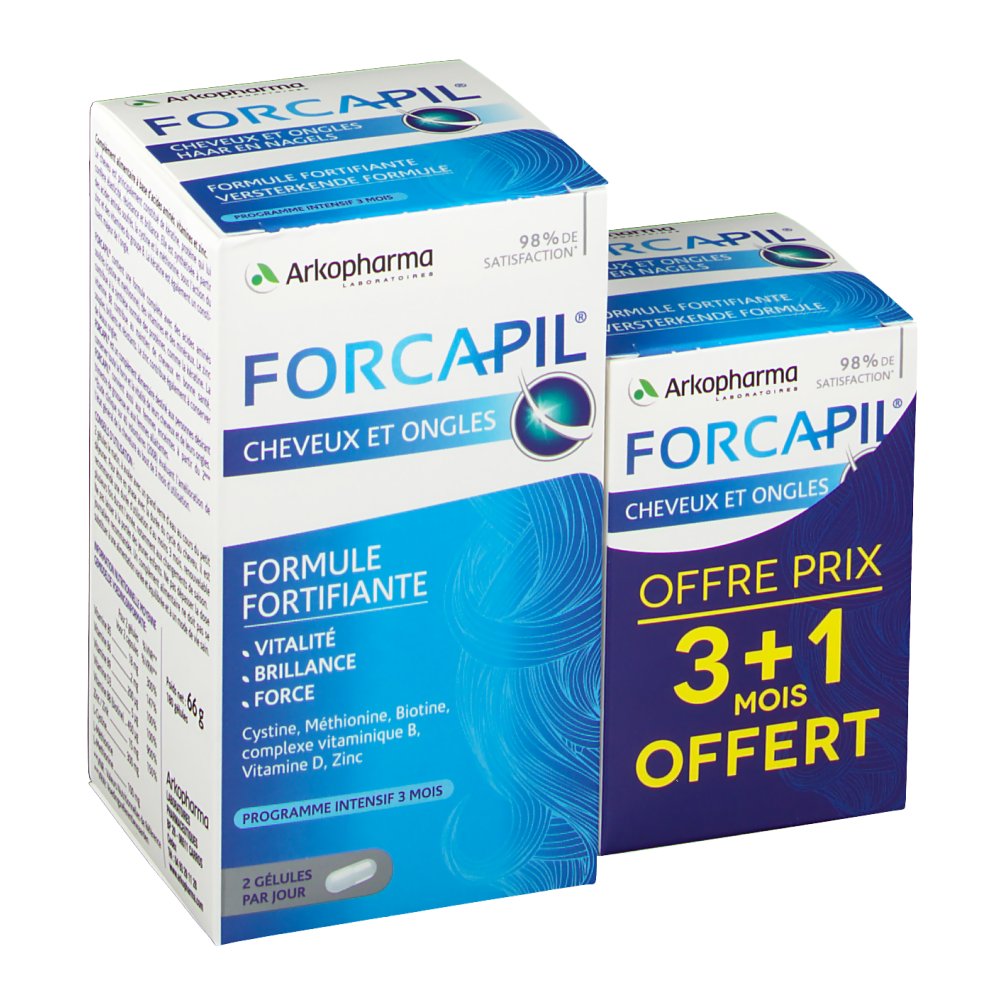 Arkopharma Forcapil cheveux et ongles  shoppharmacie.fr