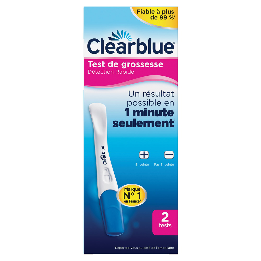 Clearblue test de promo grossesse