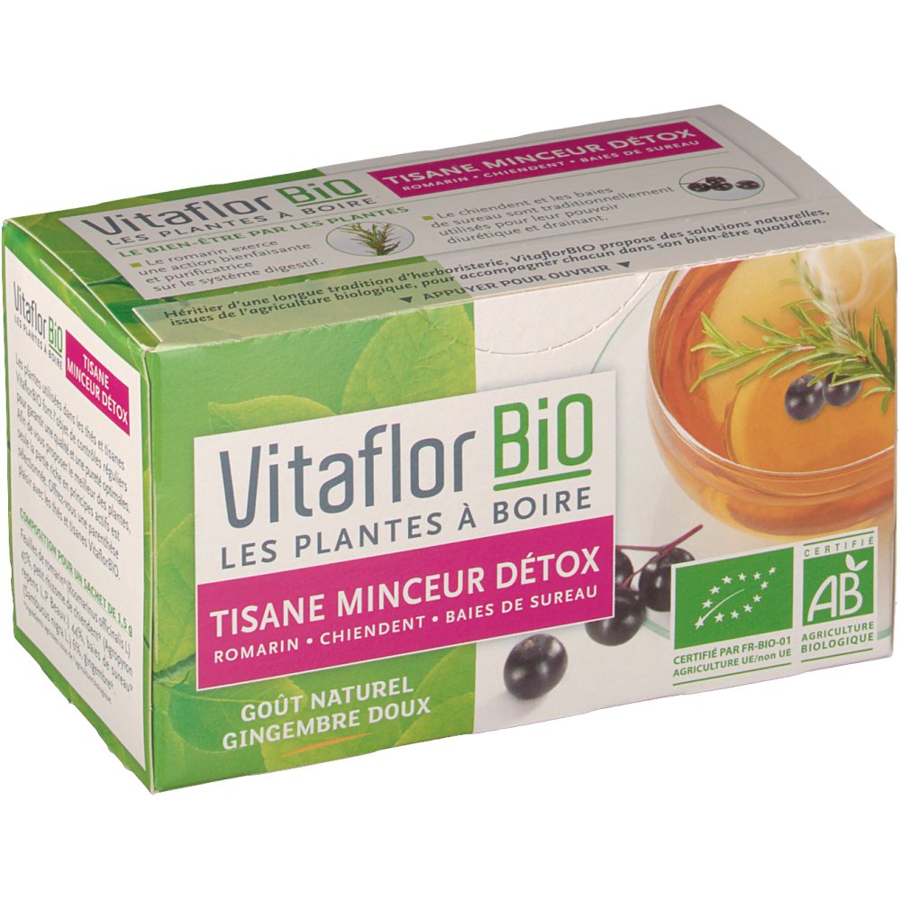 Vitaflor Bio Tisane minceur détox - shop-pharmacie.fr Vitaflor Bio Tisane minceur détox - shop-pharmacie.fr