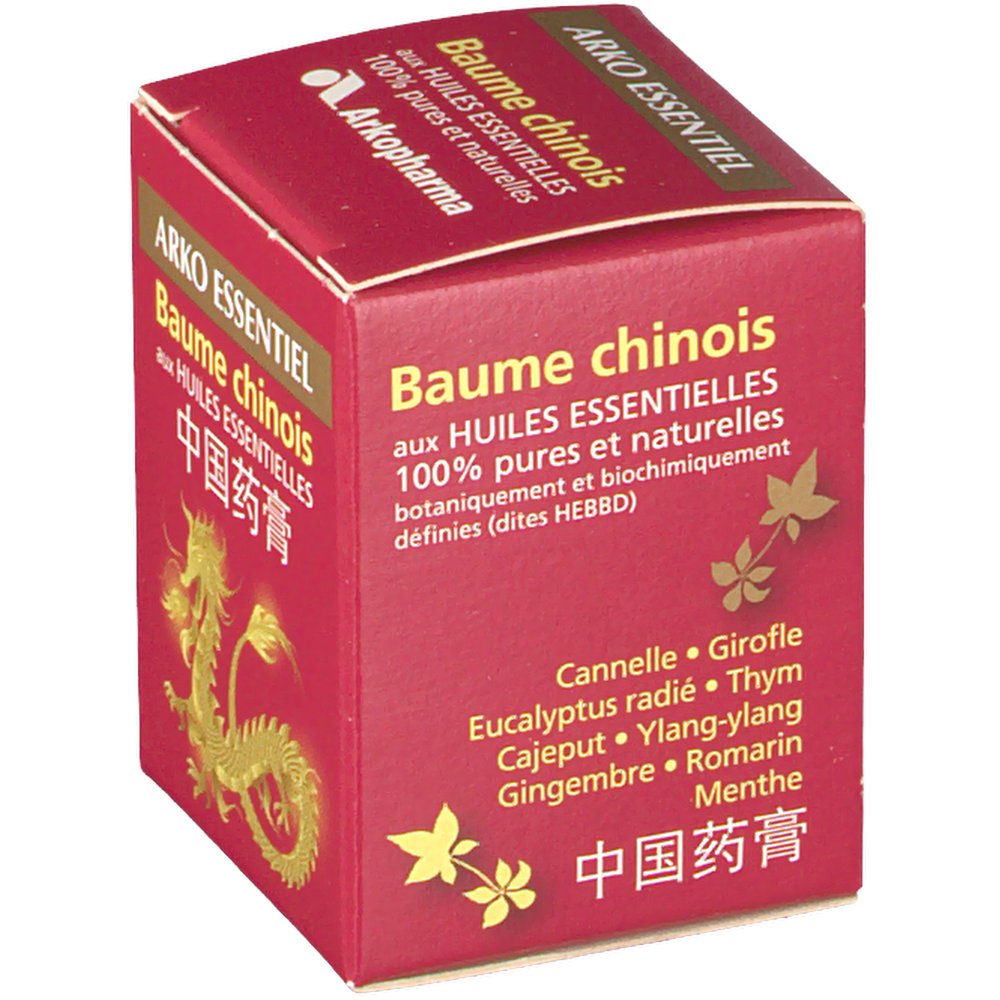 arkopharma baume chinois - baume chinois en pharmacie