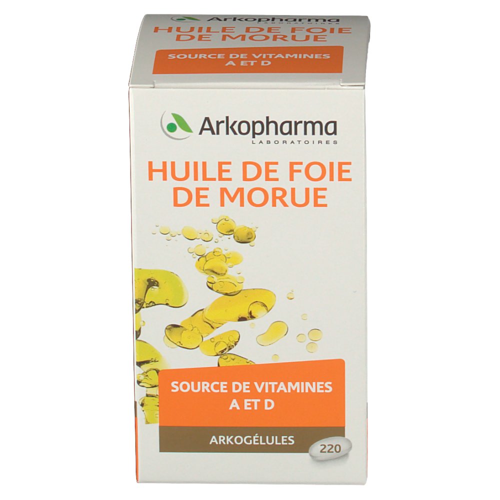 Arkopharma Arkogélules® Huile de foie de morue  shoppharmacie.fr