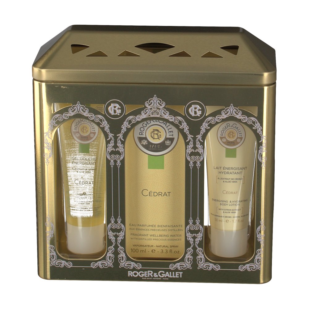 Roger & Gallet Coffret Noël Eau Parfumée Cédrat 100 ml