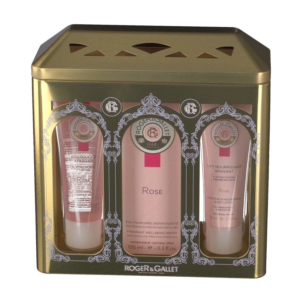 Roger & Gallet Coffret Noël Eau Parfumée Rose 100 ml