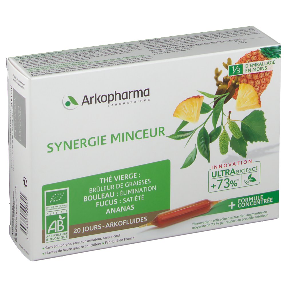 Arkopharma Arkofluides® Synergie Minceur Bio  shoppharmacie.fr