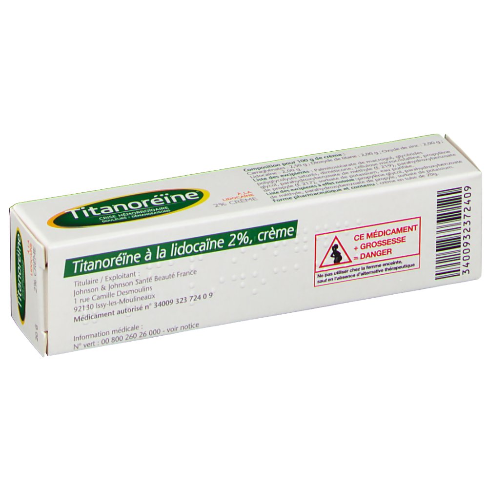 Titanoreïne® Lidocaïne crème 2 % - shop-pharmacie.fr Titanoreïne® Lidocaïne crème 2 % - shop-pharmacie.fr