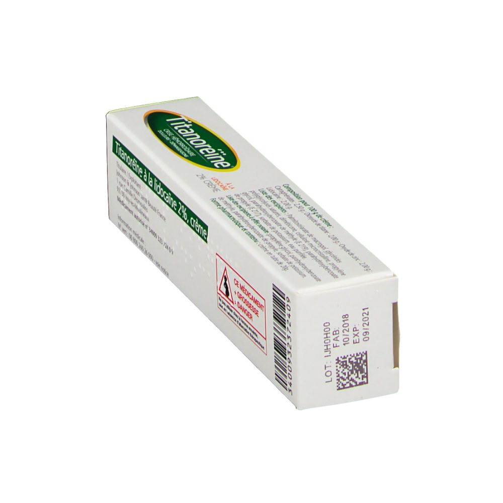 Titanoreïne® Lidocaïne crème 2 % - shop-pharmacie.fr Titanoreïne® Lidocaïne crème 2 % - shop-pharmacie.fr