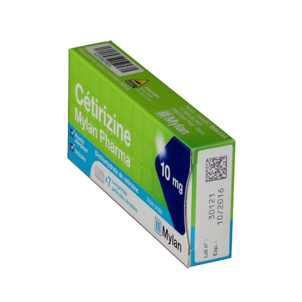Cétirizine Mylan Phrma 10 mg - shop-pharmacie.fr Cétirizine Mylan Phrma 10 mg - shop-pharmacie.fr