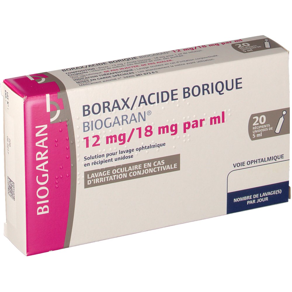 Borax Acide Borique A Partir De Quel Age