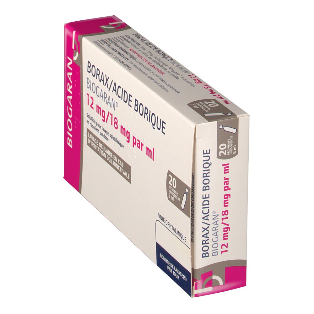 Borax Acide Borique A Partir De Quel Age