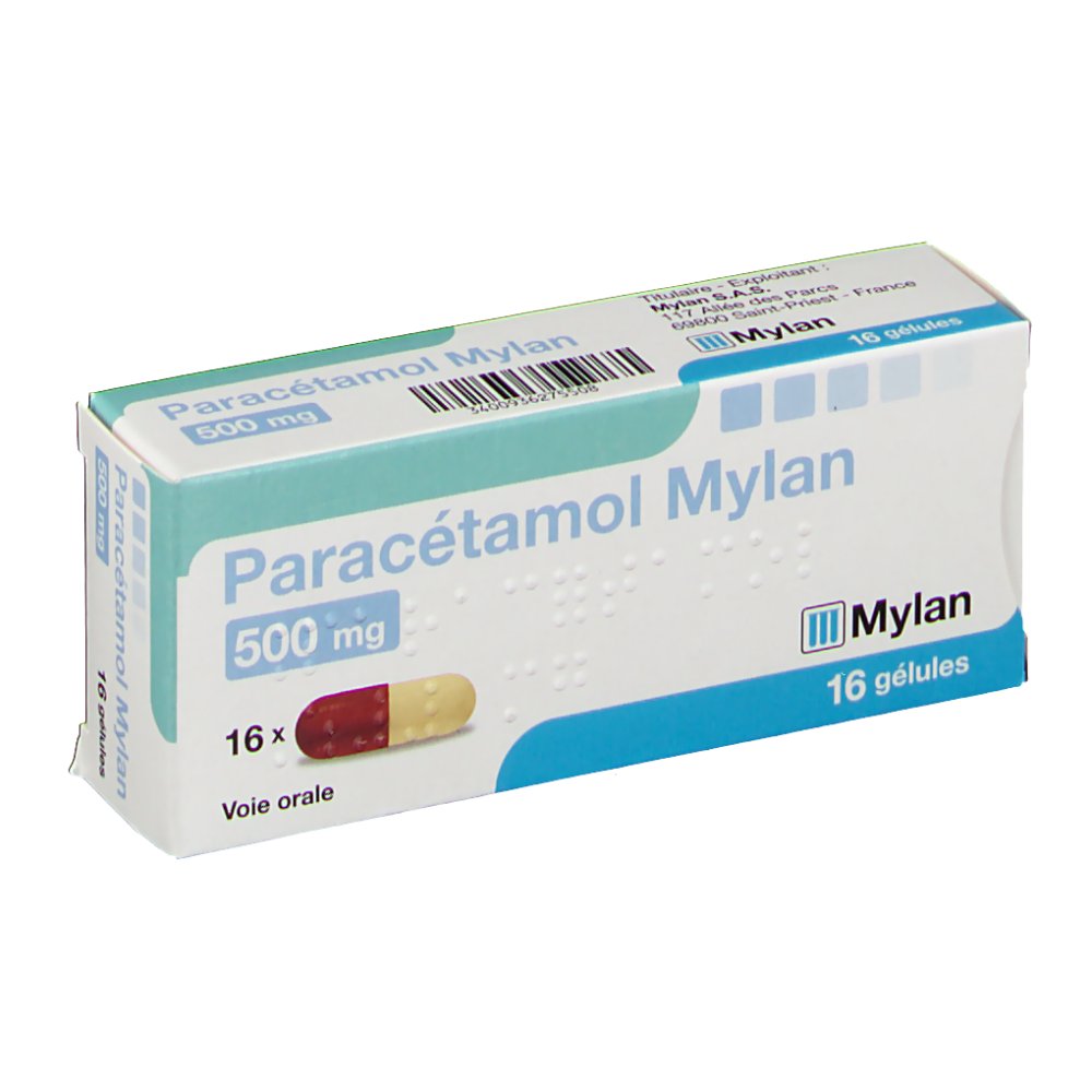 Paracetamol Mylan Generique