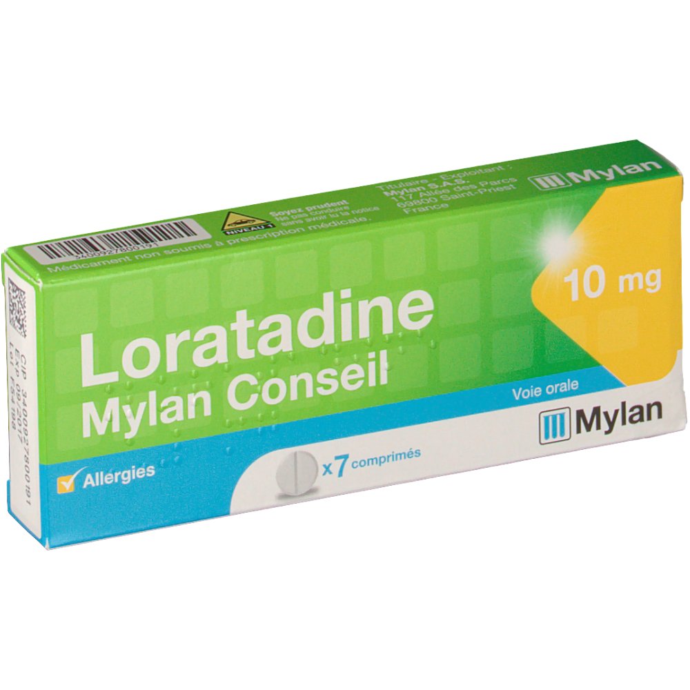 Loratadine Mylan Conseil 10 mg - shop-pharmacie.fr