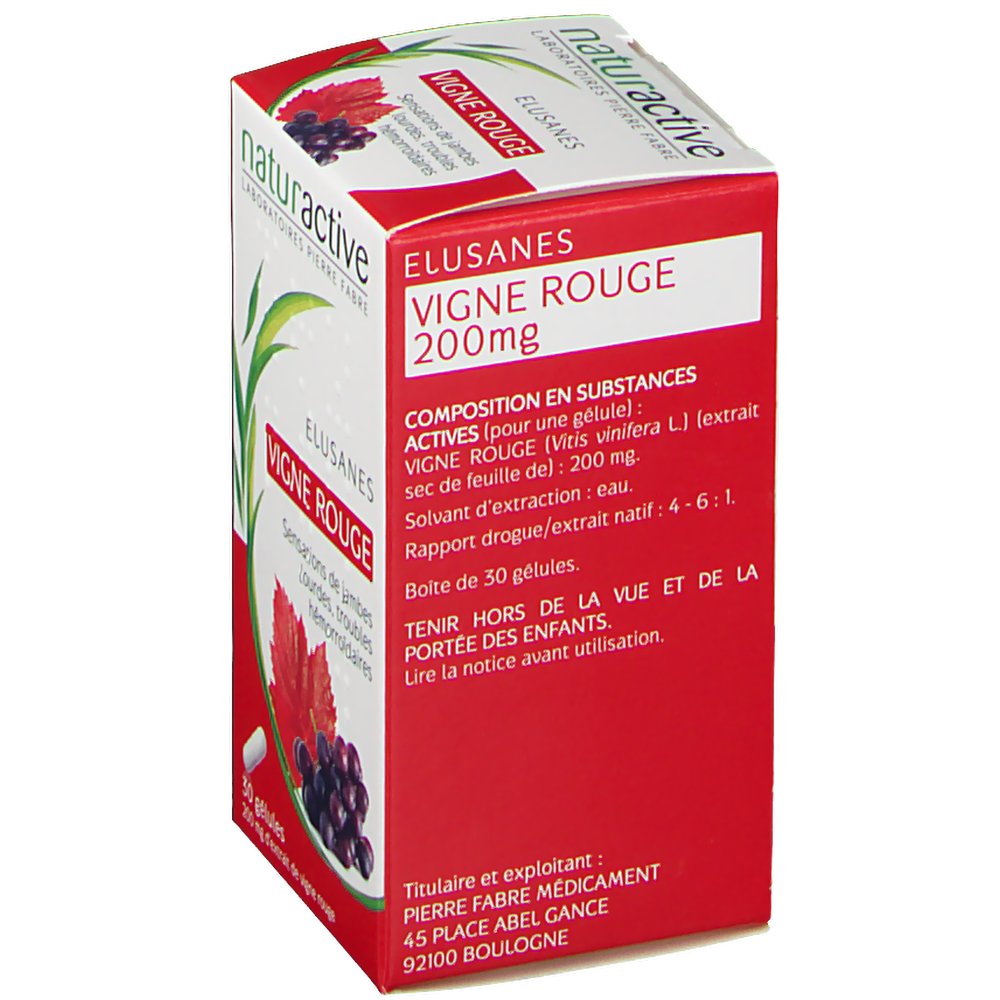 Naturactive Elusanes Vigne rouge - shop-pharmacie.fr Naturactive Elusanes Vigne rouge - shop-pharmacie.fr