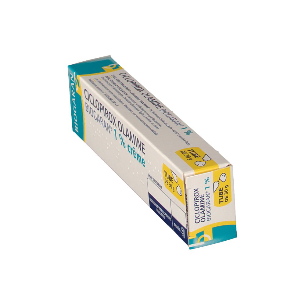 Ciclopirox Olamine 1% crème Biogaran® - shop-pharmacie.fr