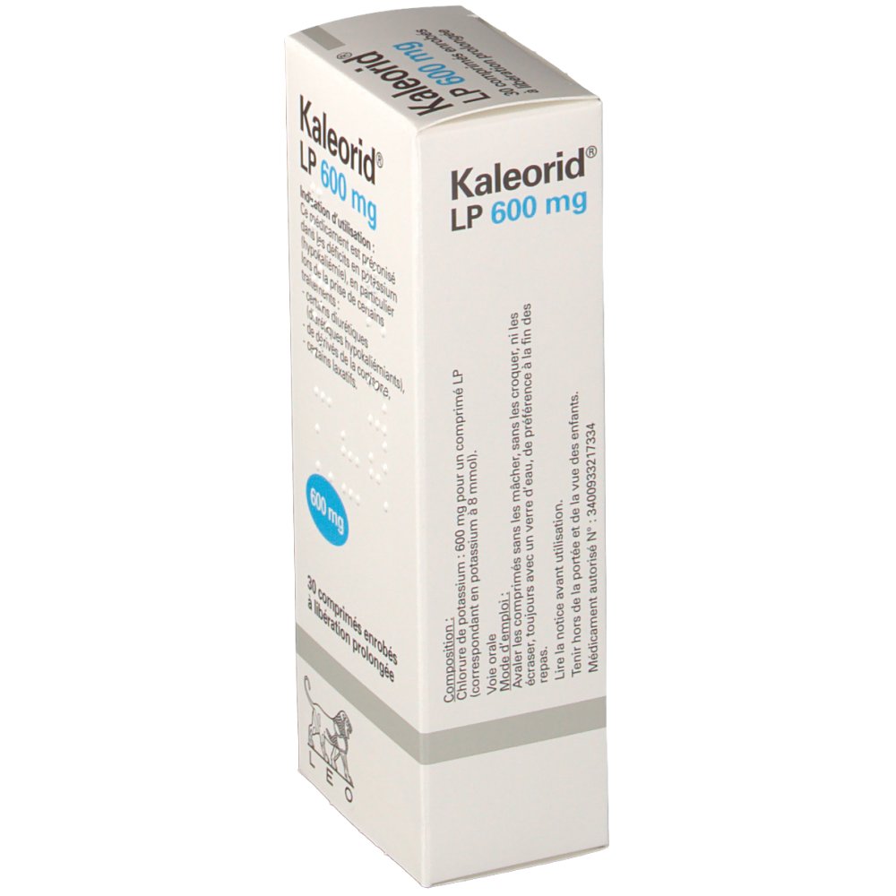 Kaleorid® LP 600 mg - shop-pharmacie.fr Kaleorid® LP 600 mg - shop-pharmacie.fr