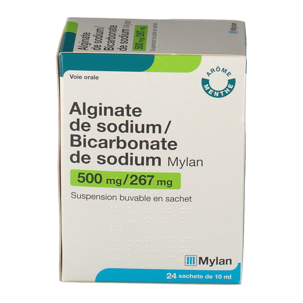 Alginate De Sodium Bicarbonate De Sodium Mylan Avis