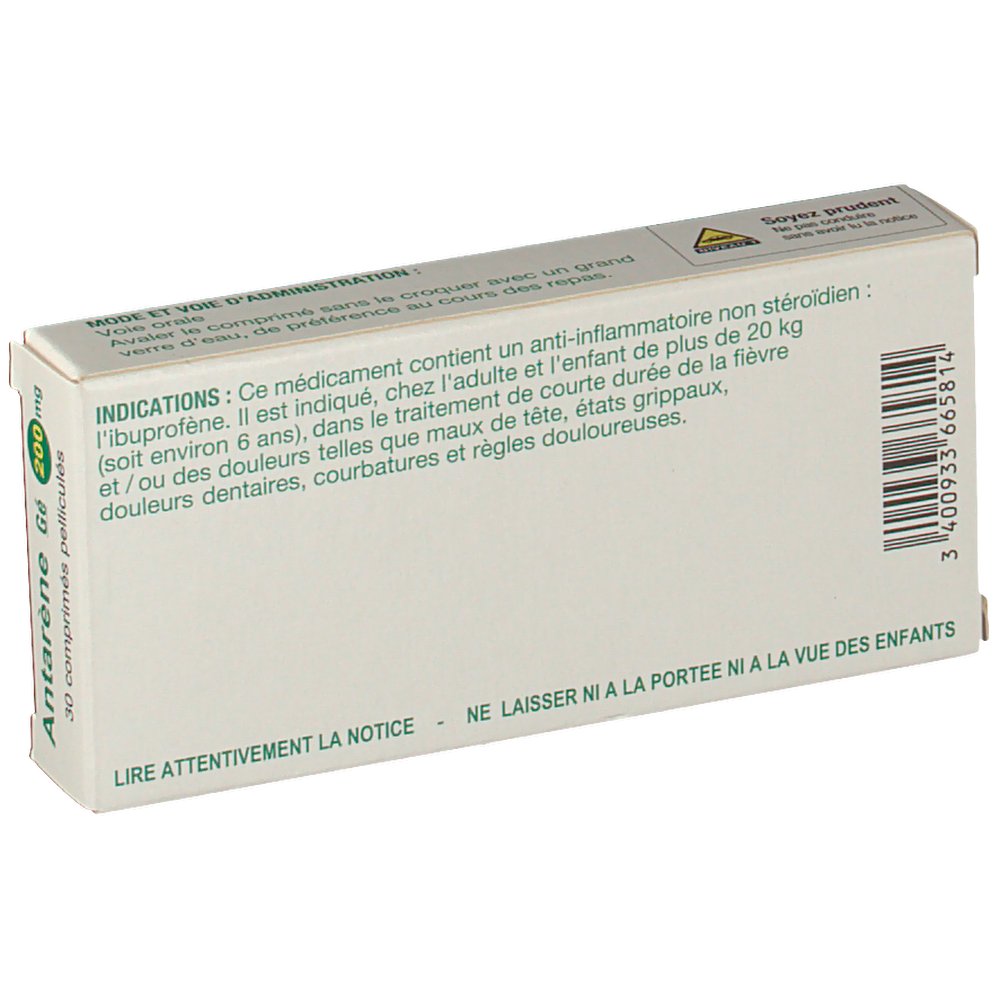 Antarène Gé 200 mg - shop-pharmacie.fr Antarène Gé 200 mg - shop-pharmacie.fr