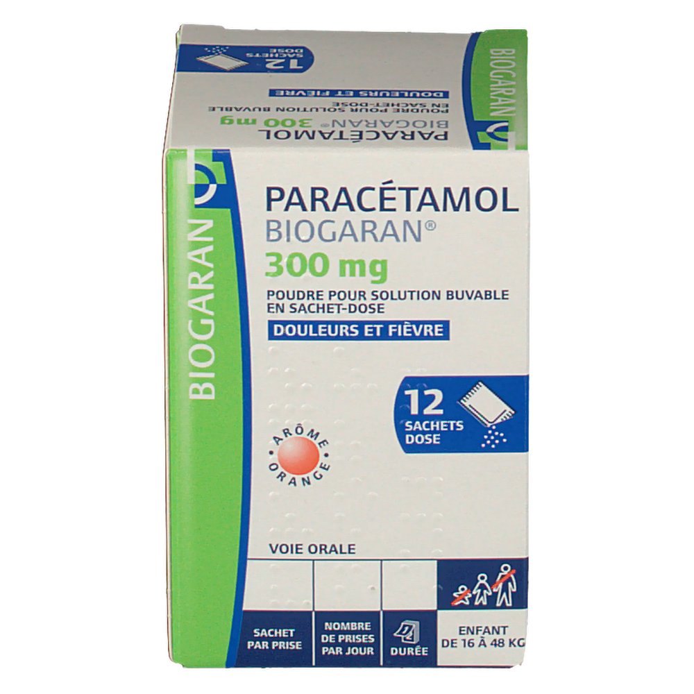 paracetamol 300 mg shop  pharmacie.fr Biogaran® Paracétamol  300