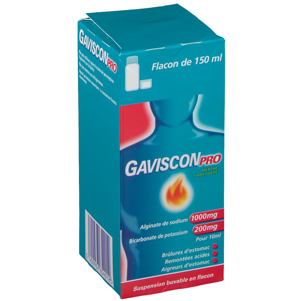 GavisconPro® Menthe sans sucre