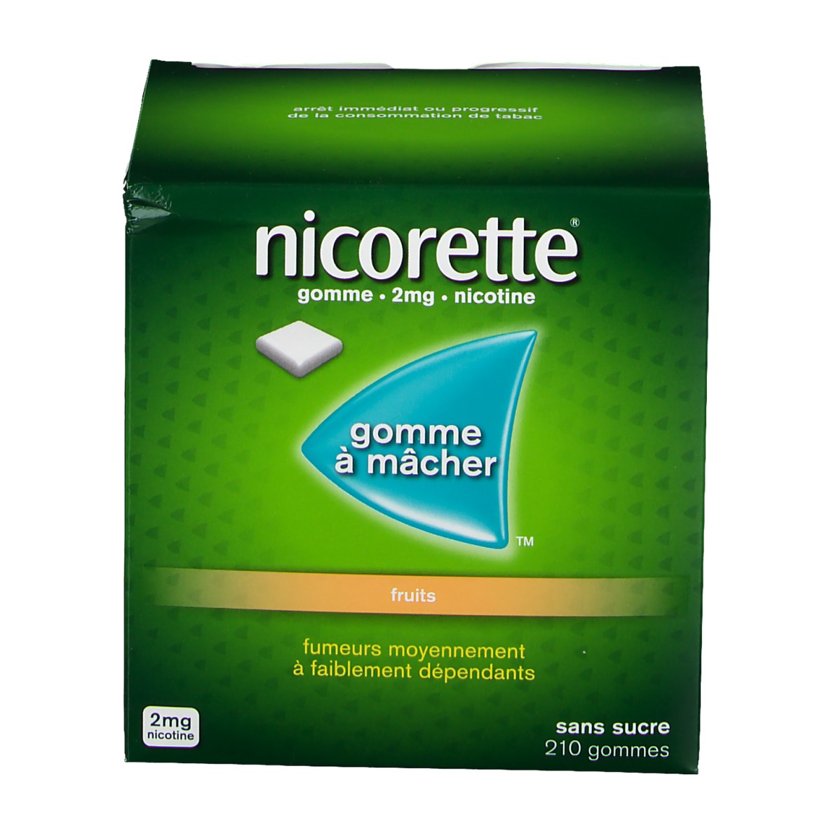 Nicorette Gomme 2 Mg Fruit Sans Sucre Shop pharmacie fr