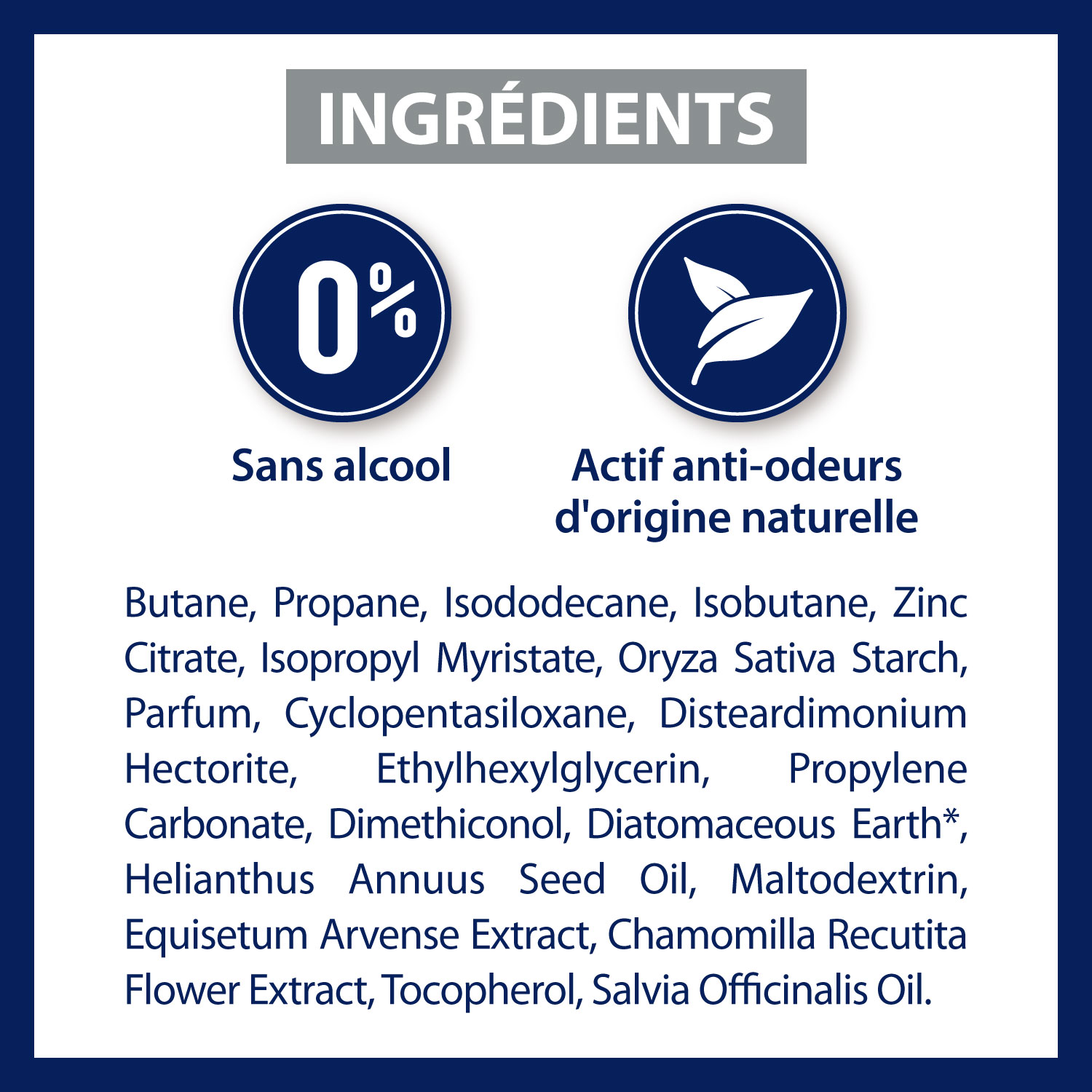 Conseils d'application du déodorant EtiaXil. Nettoyer, agiter, vaporiser.