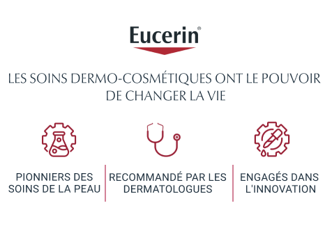Eucerin UreaRepair PLUS Émollient 5% d'urée. Flacon blanc, pompe bleue. 400 ml.